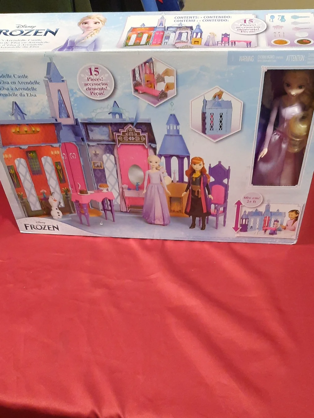 Disney Frozen Arendelle Castle playset  with Elsa Doll and 15 accessories New